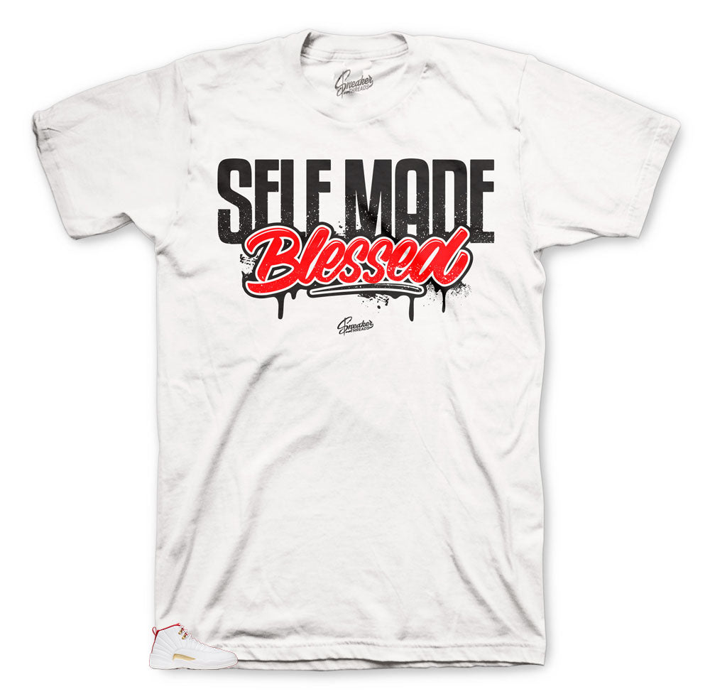 Jordan 12 Fiba Self Made shirts to match best with release