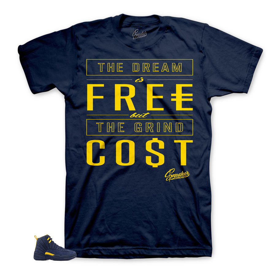 Cost matching tee for Michigan 12's