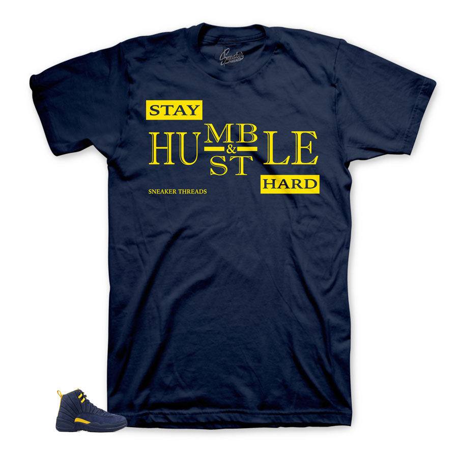 Tee Shirts to Match Jordan 12 Michigan | Sneaker tees