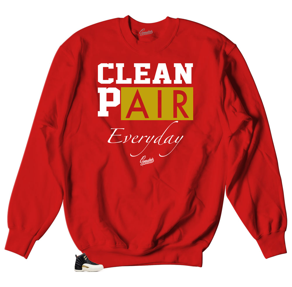 Everyday Clean crewnecks collection| Jordan 12 Chinese new Year