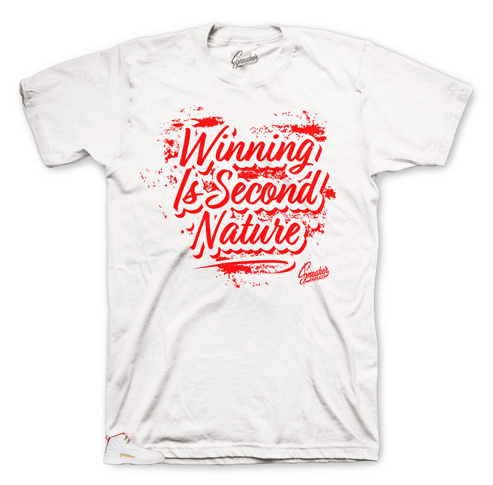 Jordan 12 Second Nature Fiba shirts for fit