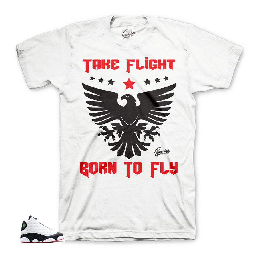 Born To Fly He Got Game matching tee