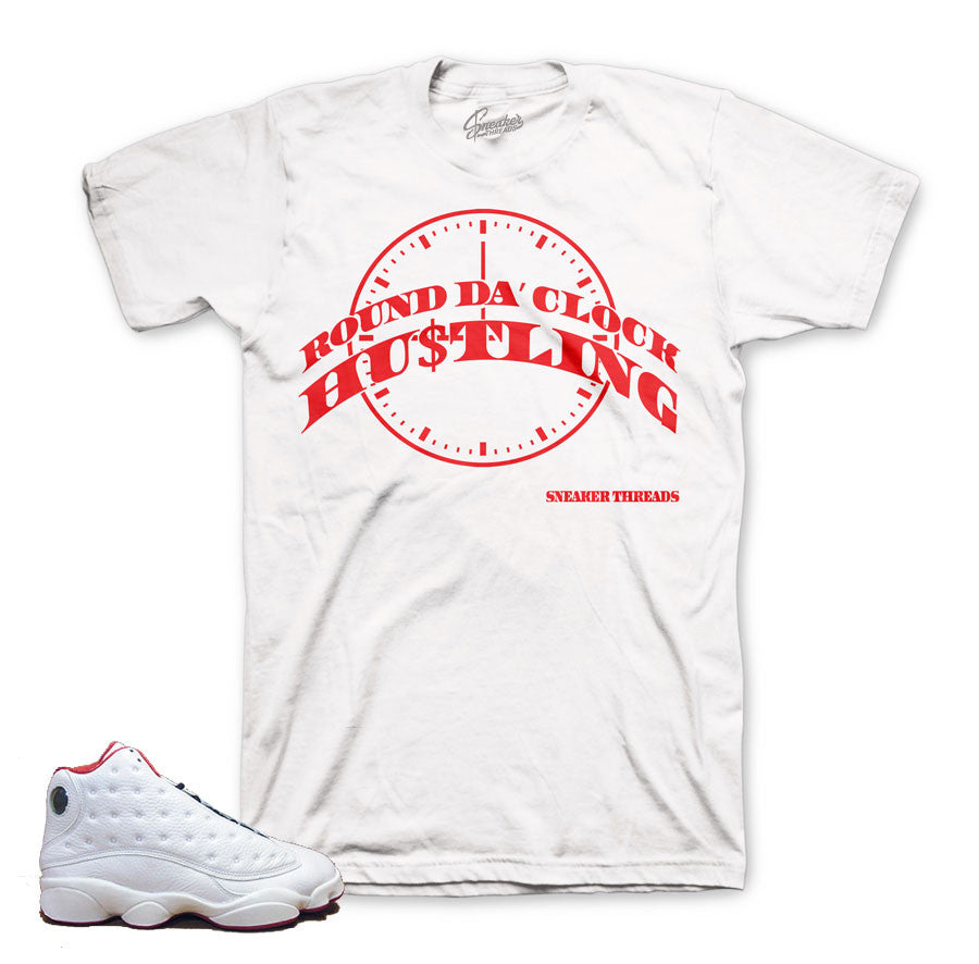 Jordan 13 history of flight tees match | sneaker shirts