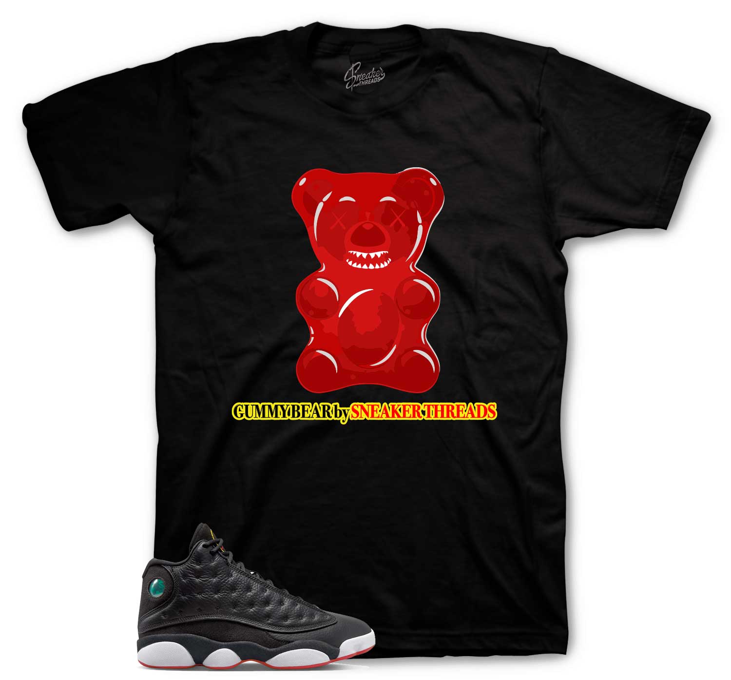 Retro 13 Playoff Shirt -  Gummy Bear - Black
