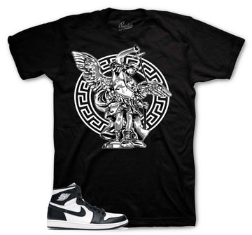 Retro 1 Black And White Shirt - ST Michael - Black