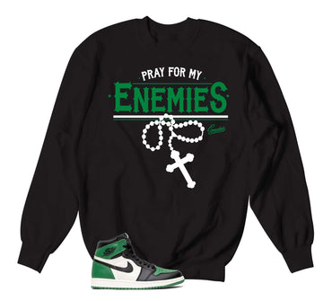 Retro 1 Lucky Green Sweater - Enemies - Black