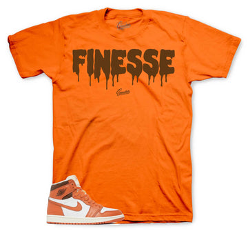 Retro 1 Starfish Shirt - Finesse- Orange