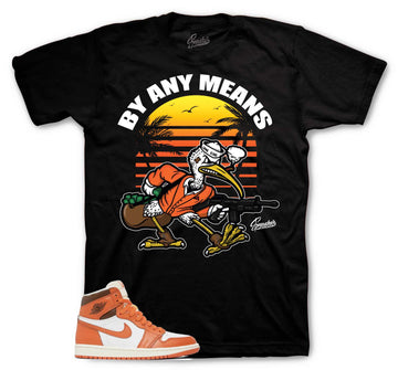 Retro 1 Starfish Shirt - By Any Means - Black