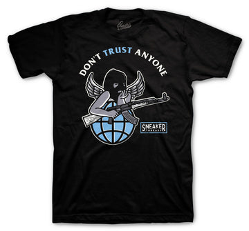 Retro 1 Uni Blue Shirt - Trust Angel - Black