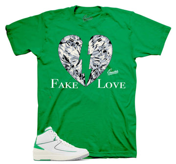 Retro 2 Lucky Green Shirt - Fake Love - Green