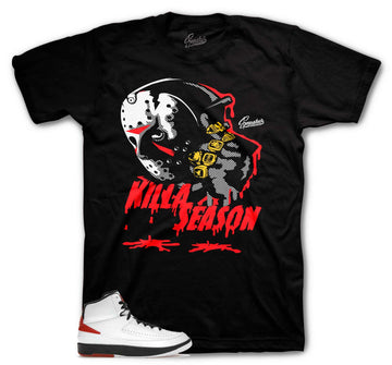 Retro 2 Chicago Shirt - Killa Season - Black