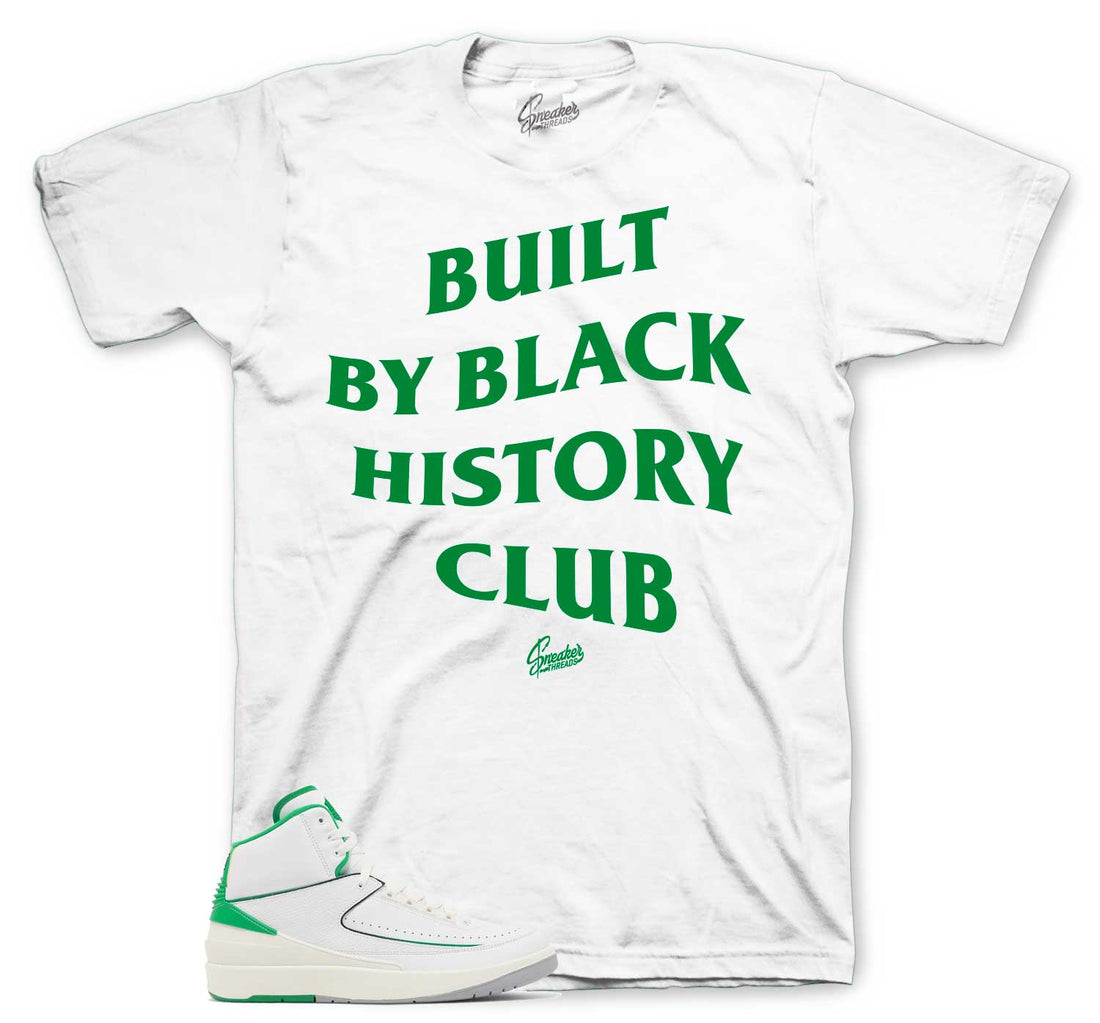 Retro 2 Lucky Green Shirt - Black History Club