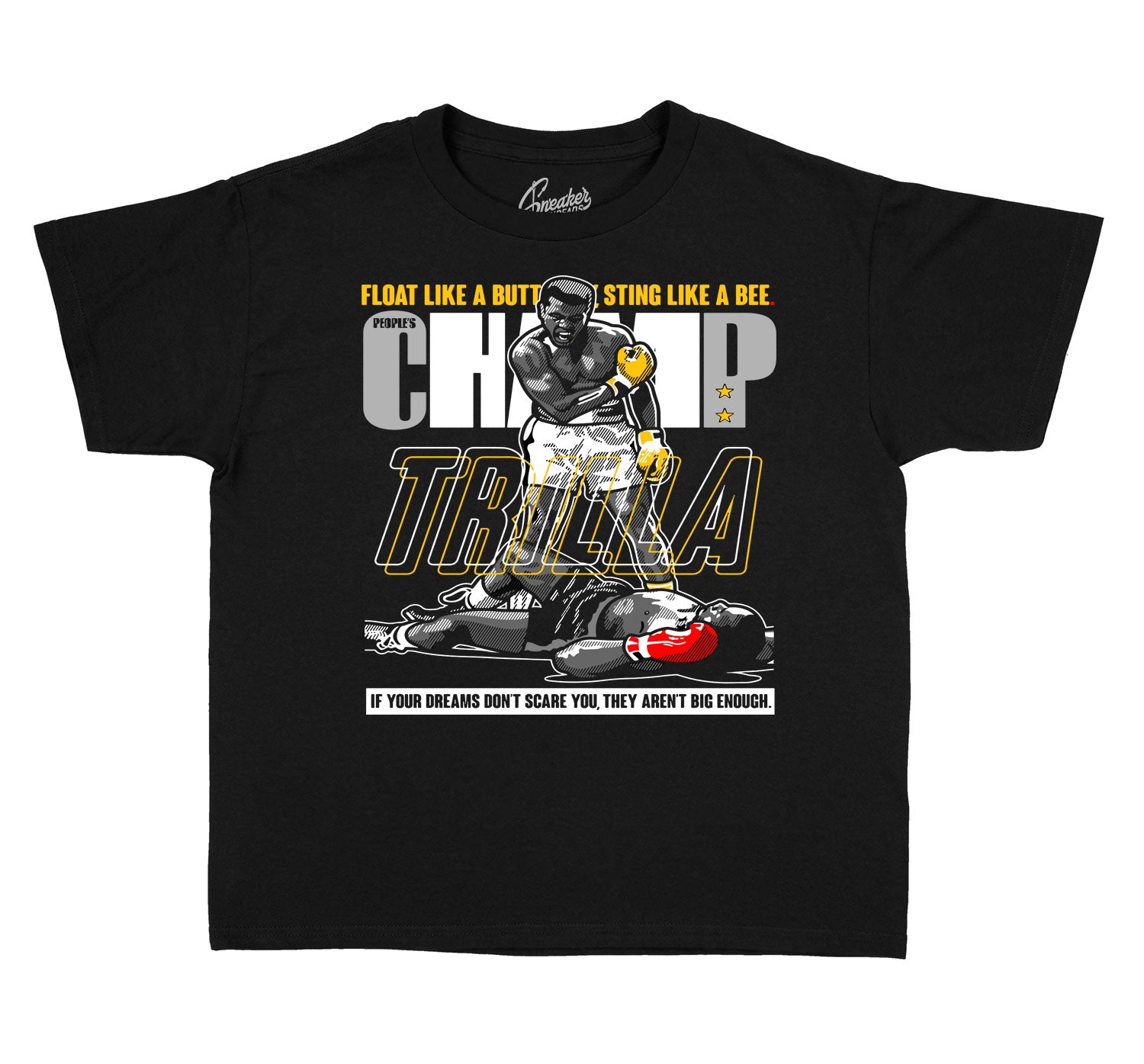 Kids Cool Grey 3 Shirt - Trilla - Black