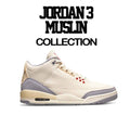 Jordan 3 muslin sneaker release tees