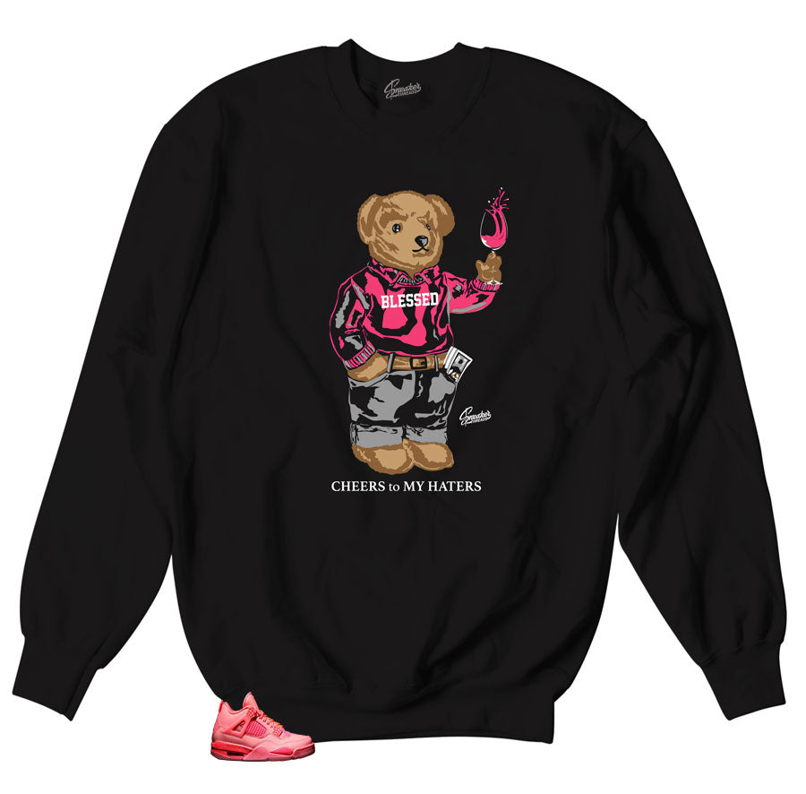 Sweater collection designed to match Jordan 4 Hot Punch Sneakers