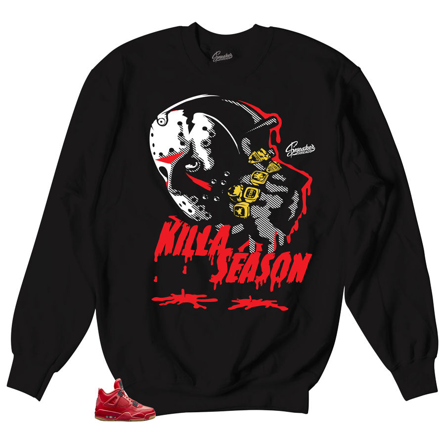 Jordan 4 Singles day Killer Sweater to match with shoes