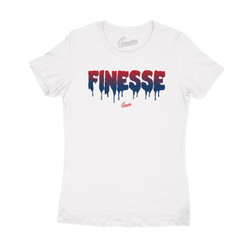 Retro 4 Fiba Finesse shirt for women to match
