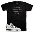 Jordan 4 Military Black Sneaker Tees