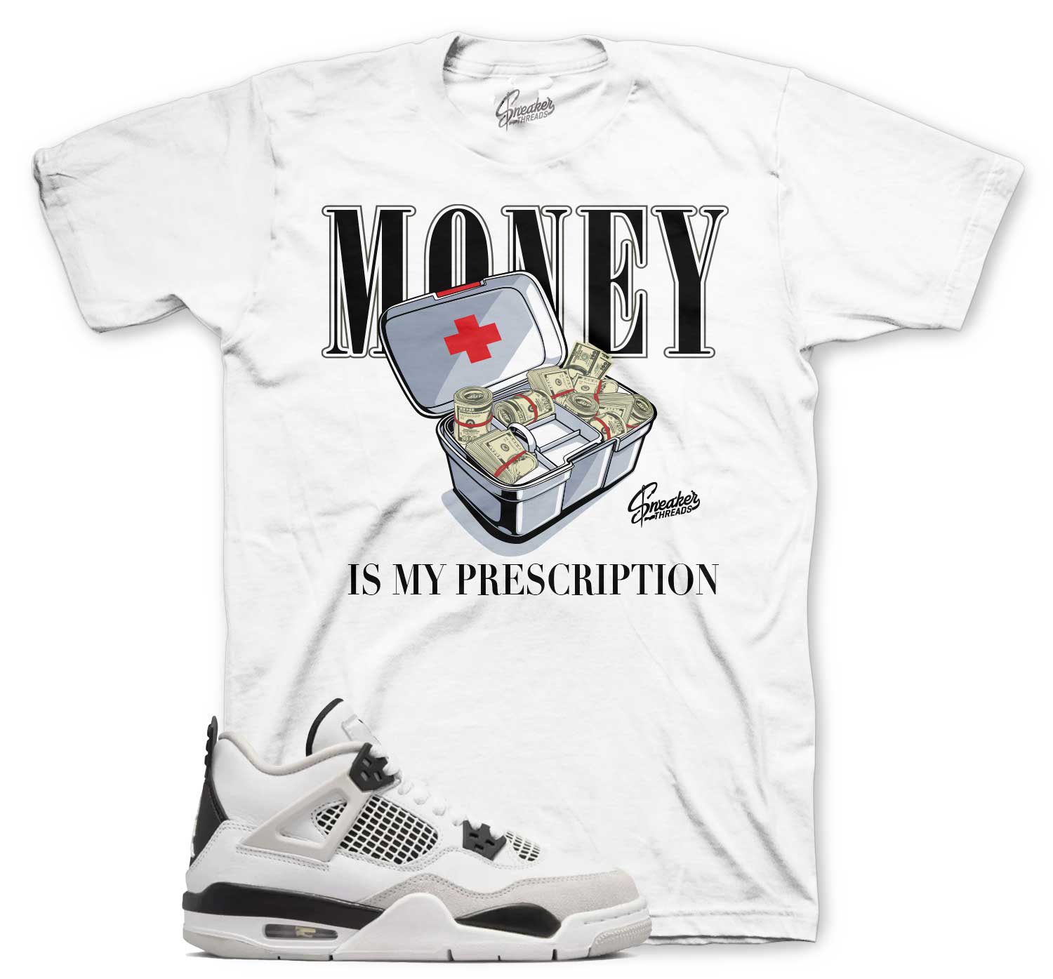 Jordan 4 Money Always Calls Graphic T-Shirt