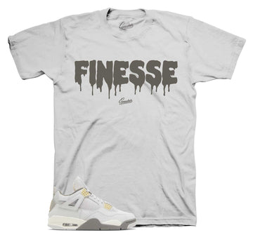 Retro 4 Craft Photon Dust Shirt - Finesse - Ice Grey