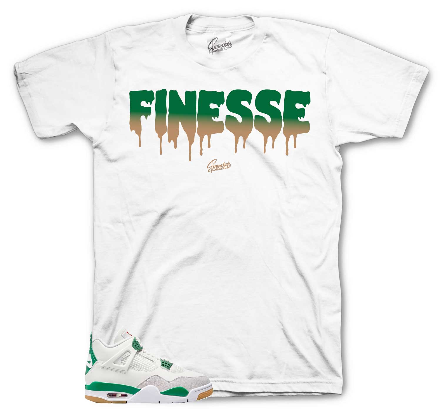 Retro 4 SB Pine Green Shirt - Finesse