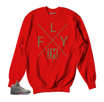 Jordan 5 camo take flight sweaters match retro 5 camo shoes.