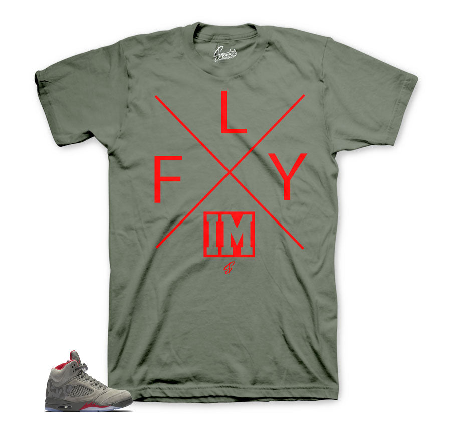 Jordan 5 camo take flight shirts Match | Sneaker tees
