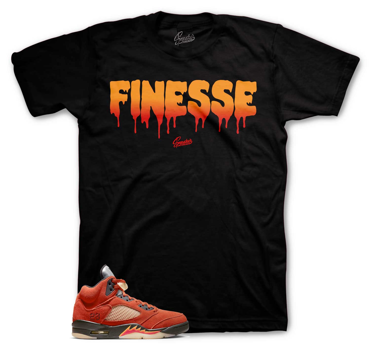 Retro 5 Mars For Her Shirt - Finesse - Black