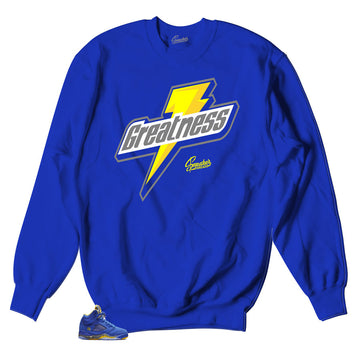 crewneck sweater designed to match perfectly with retro sneaker Jordan 5 reverse Laney