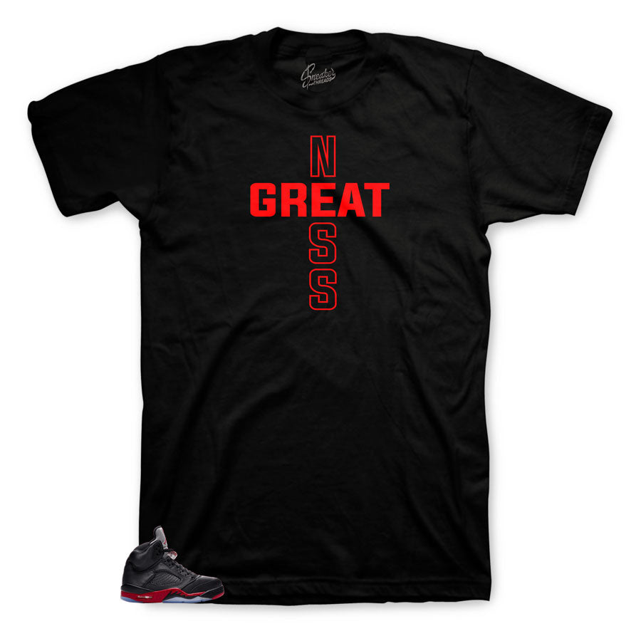 Jordan 5 Satin Greatness shirt