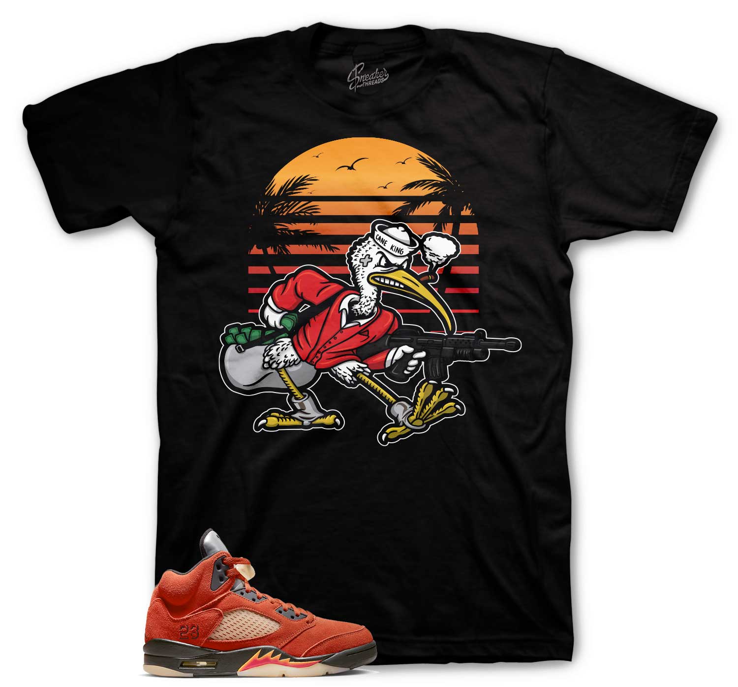 Retro 5 Mars For Her Shirt - By Any Means - Black