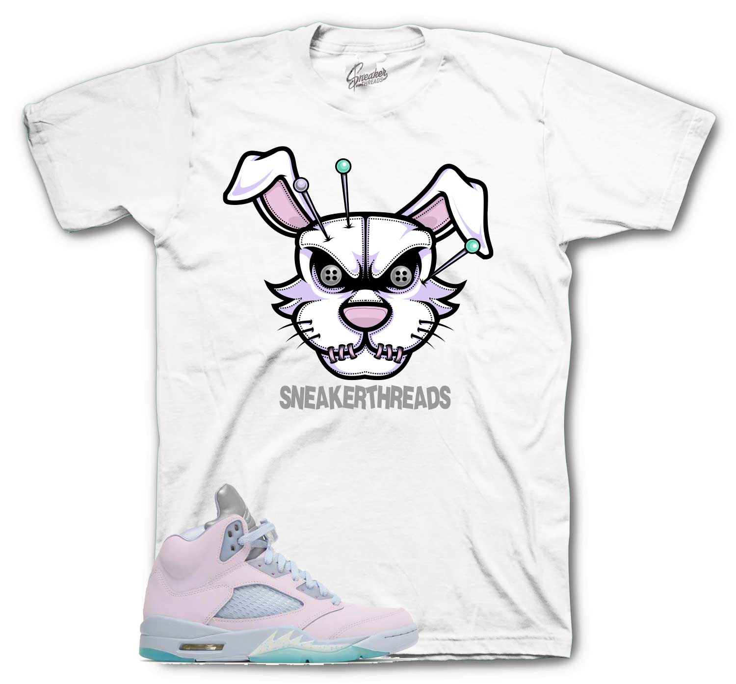 Jordan 5 regal pink easter sneaker tees