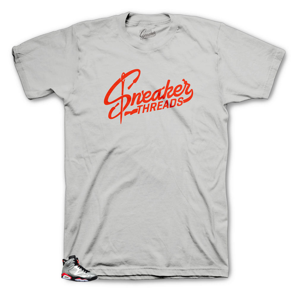 Sneakershirts best match collection for Jordan Reflective 6's