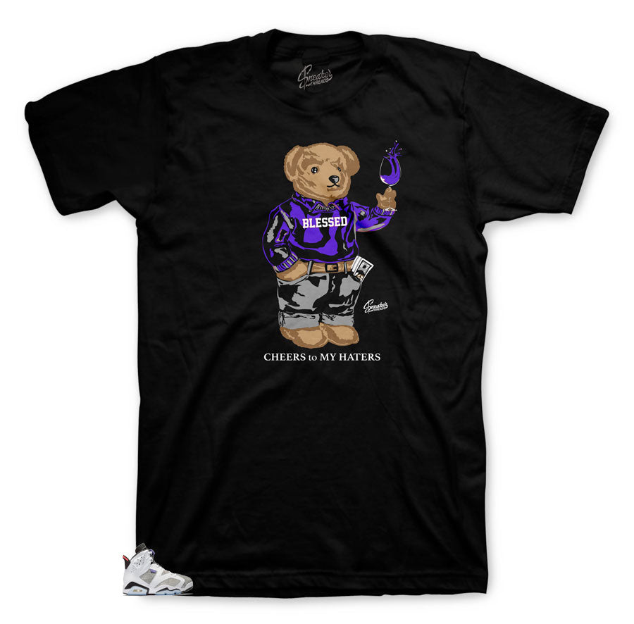 Tee shirt designed to match Jordan 6 Flint sneaker edition 