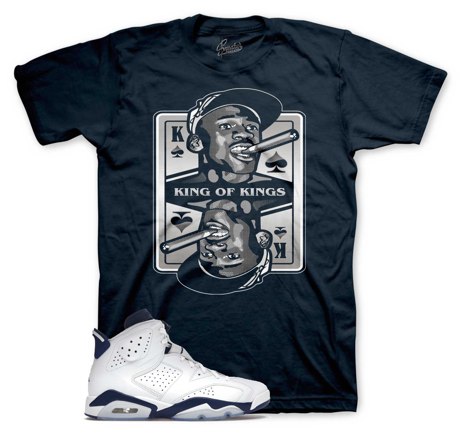 Jordan 6 midnight navy tees and outfits