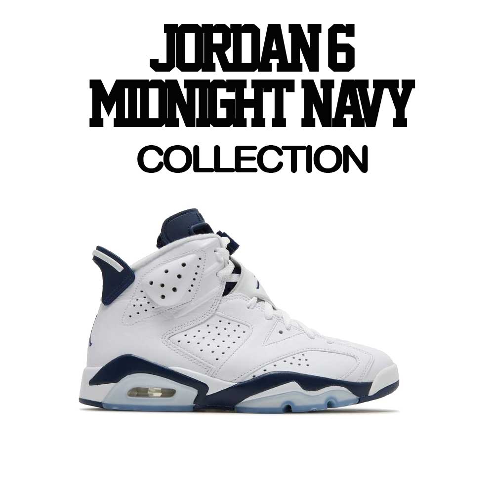 Jordan 6 midnight navy sneaker tees