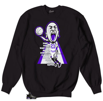 Basketball sweatshirts to match Jordan 6 Black Cats