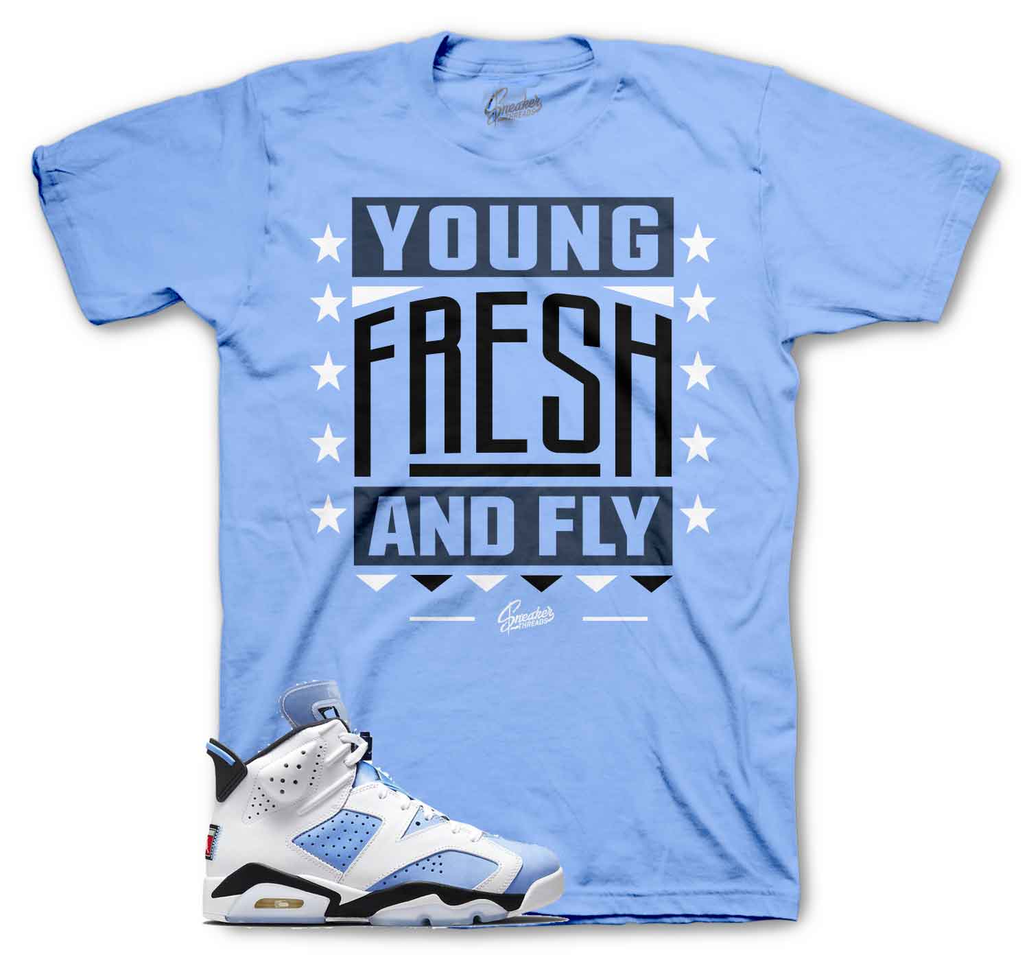 Sneaker Release Tees For Jordan 6  UNC