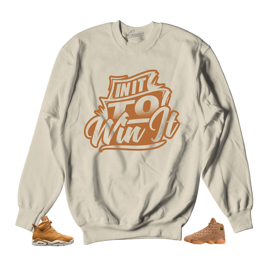 Wheat 6 sweatshirts match retro 13 golden harvest sneaker sweaters.