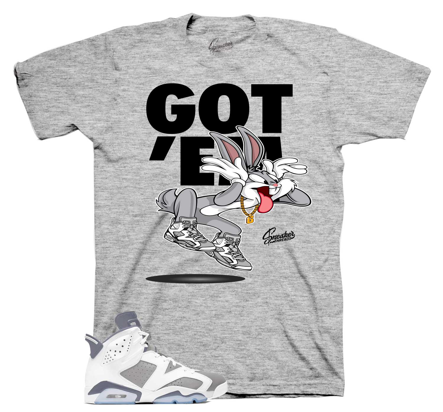 air jordan 6 hare t shirt