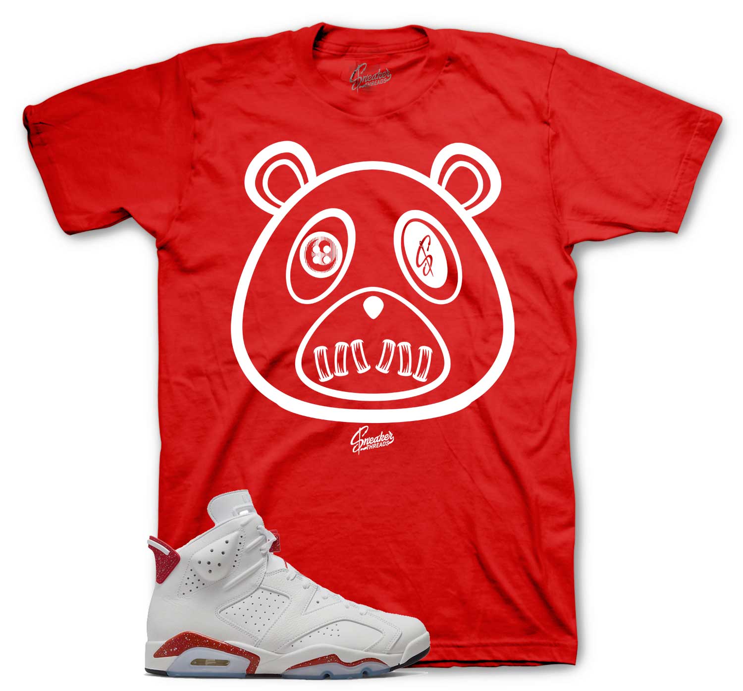 Jordan 6 Red Oreo Sneaker tees