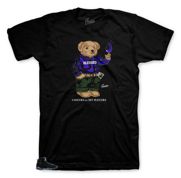 Retro 7 Ray Allen Shirt - Cheers Bear - Black