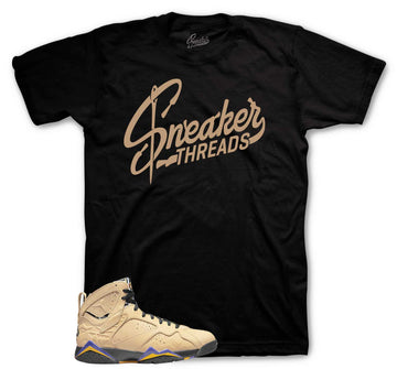 Retro 7 Vachetta Tan Shirt - ST Logo - Black