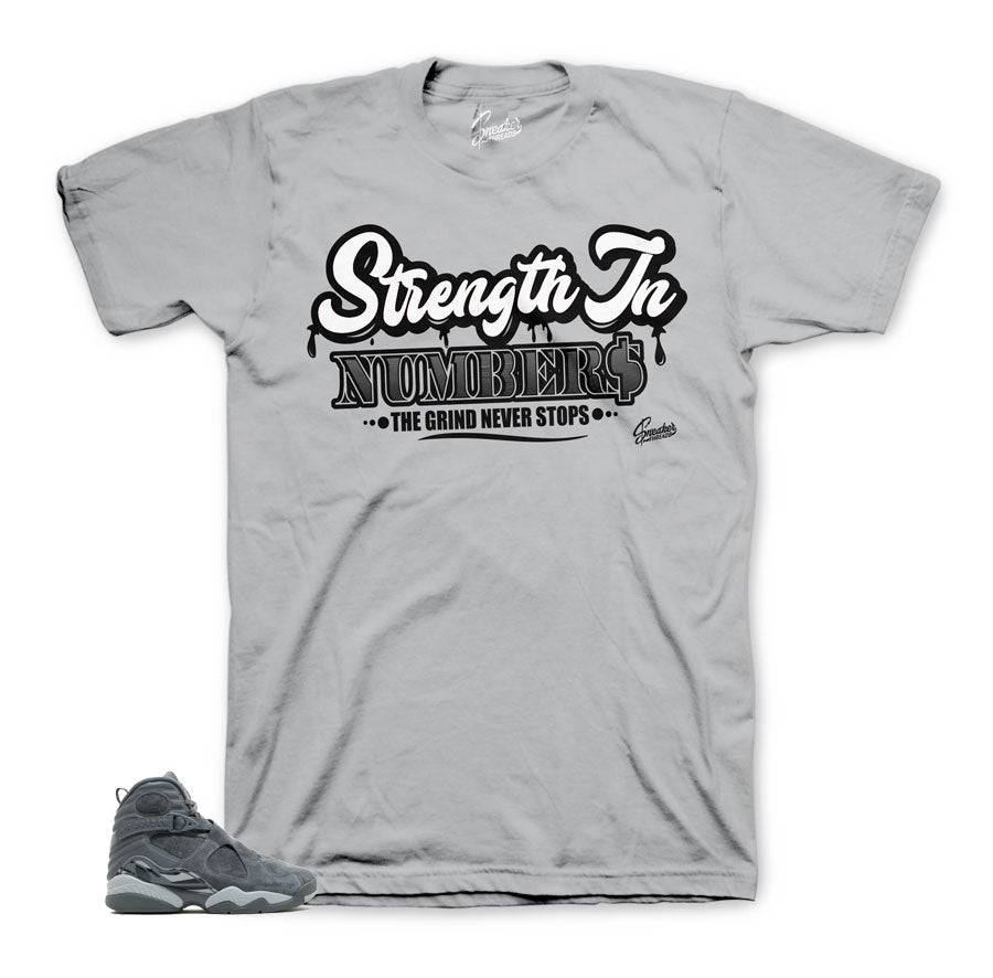 Jordan 8 cool grey tees match | Sneaker threads shirts.