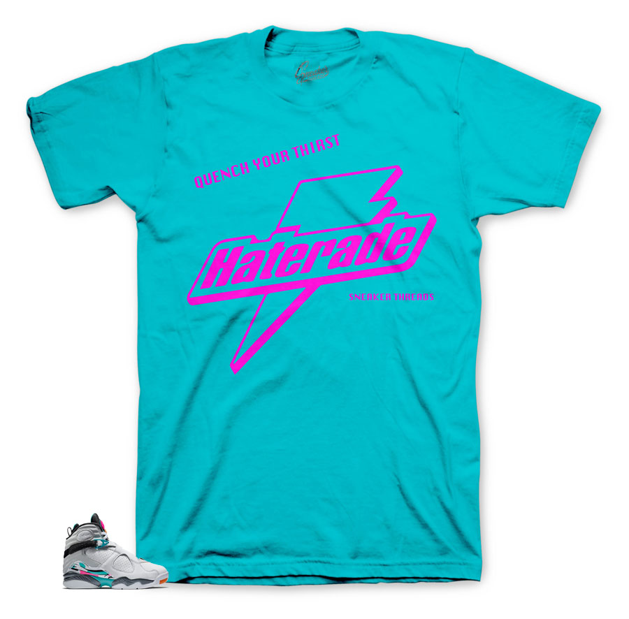 Jordan 8 South Beach Haterade tee