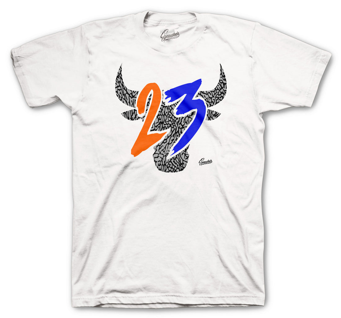 Jordan knicks retro 3 shoe collection has matching t shirts designed to match perfectly with the Jordan retro knicks