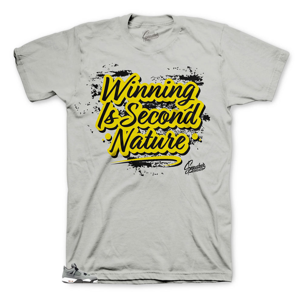 Jordan 4 Cool Grey Second Nature shirt match fit