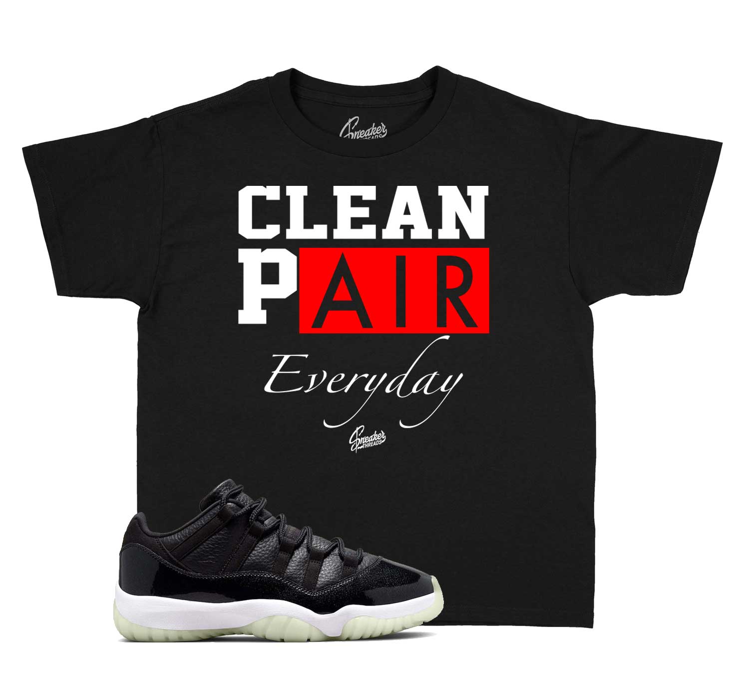 Kids 72-10 11 Shirt - Clean Pair - Black