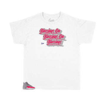 Jordan 12 Racer Pink Kids clothing fits