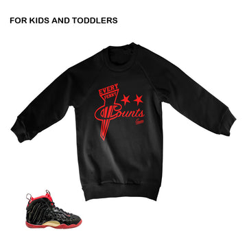 Sweaters match vamposite shoes | Lil posite sneaker tees.